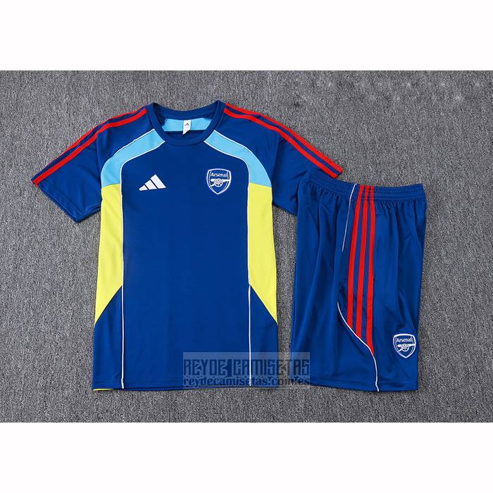 Chandal del Arsenal Manga Corta 2025-2026 Azul - Pantalon Corto